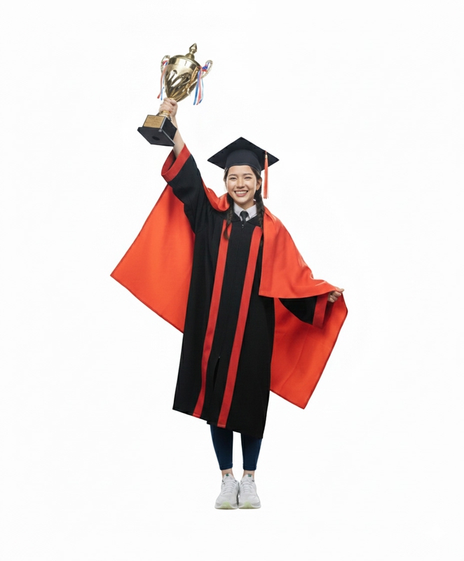 Cô gái, tốt nghiệp, phụ nữ, vui vẻ, cử nhân, cờ, trang phục cử nhân, girl, flag, graduating, woman, cheerful, bachelor's degree holder, graduation attire 3