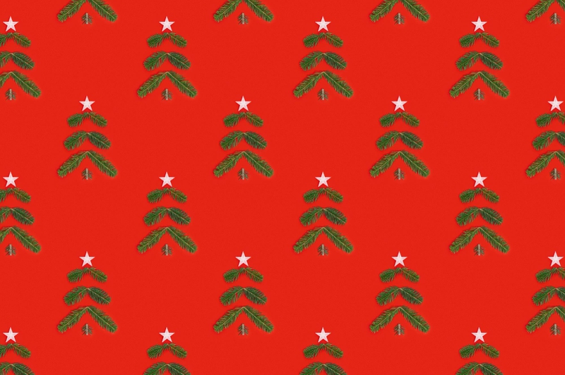 Hoạ tiết cây thông, cây thông noel, hoạ tiết, giáng sinh, noel, năm mới, lễ hội, phông nền, màu đỏ, ngôi sao, cây thường xanh, christmas tree pattern, christmas tree - yrabota