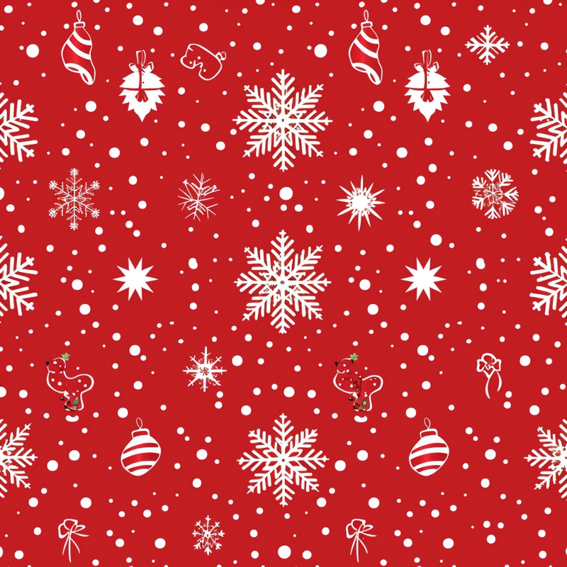 Hình nền giáng sinh, tuần hoàn, giáng sinh, năm mới, nền đỏ, hoa tuyết, cây thông noel, tất giáng sinh, hộp quà, tuần lộc, người tuyết, kẹo gậy, đồ trang trí, christmas background, seamless, christmas - designify
