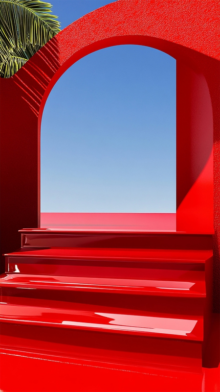 Sân khấu, stage, podium, hình nền màu đỏ, red background, background 1