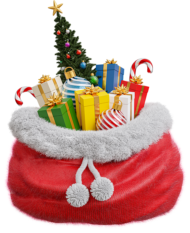 Túi, túi ông già noel, giáng sinh, quà tặng, quà, gift, christmas gift bag, christmas, xmas, bag 3