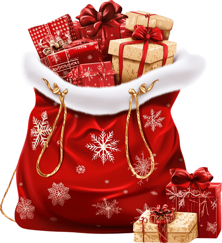 Túi, túi ông già noel, giáng sinh, quà tặng, quà, gift, christmas gift bag, christmas, xmas, bag