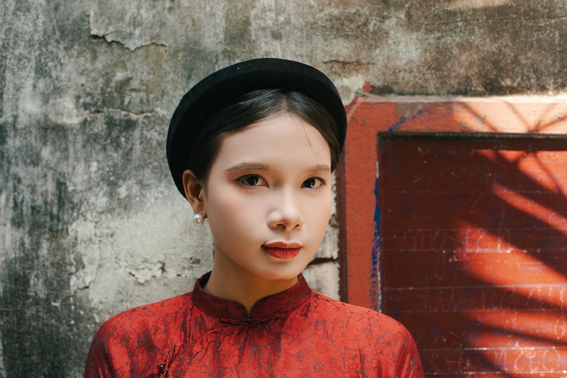 Cô gái, nữ, áo dài, tết, girl, women, ao dai, Tet- Dang Hong 17