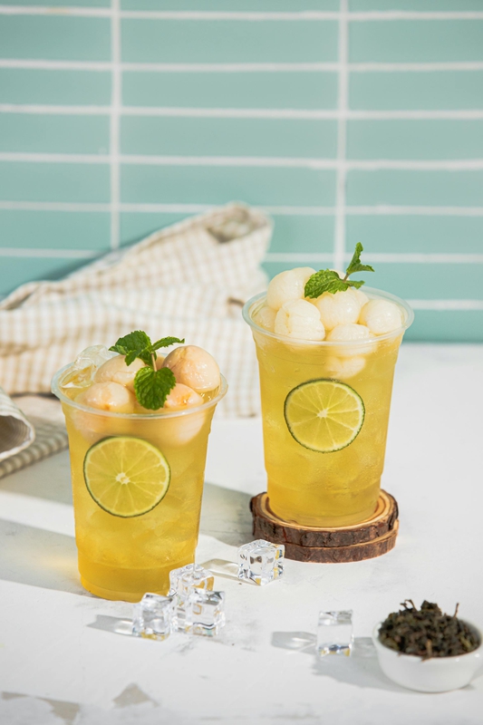 Trà vải, nước ngọt, trà, nước, giải khát, lychee tea, soft drink, tea, water, refreshment- Yuan Cao