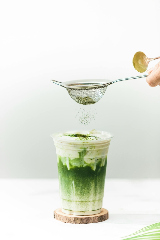 Matcha, nước, giải khát, soft drink, water, refreshment- Yuan Cao