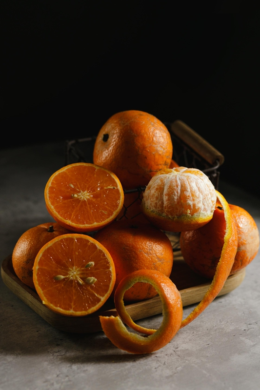 Quýt, cam, trái cây, tangerines, oranges, fruits- Yuan Cao 3