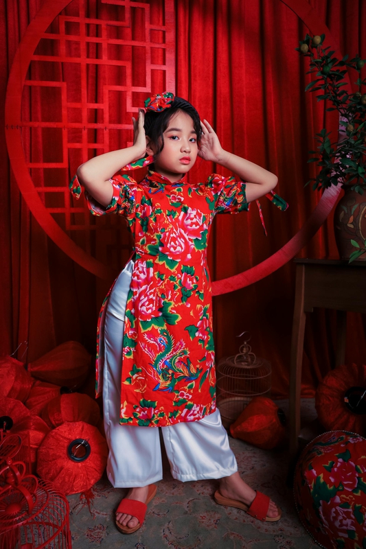 Tết, bé gái, Tết Nguyên Đán, dễ thương, áo dài, Tet, girl, Lunar New Year, cute, ao dai - HONG SON