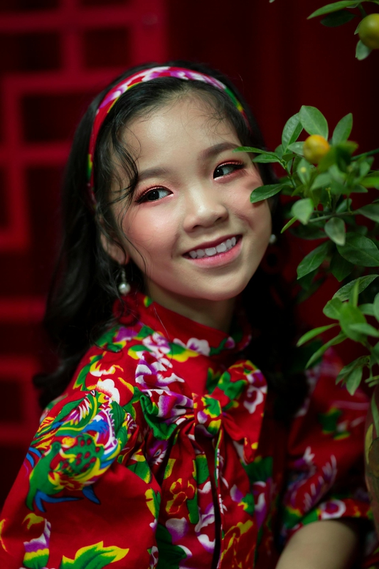 Tết, bé gái, Tết Nguyên Đán, dễ thương, áo dài, Tet, girl, Lunar New Year, cute, ao dai - HONG SON