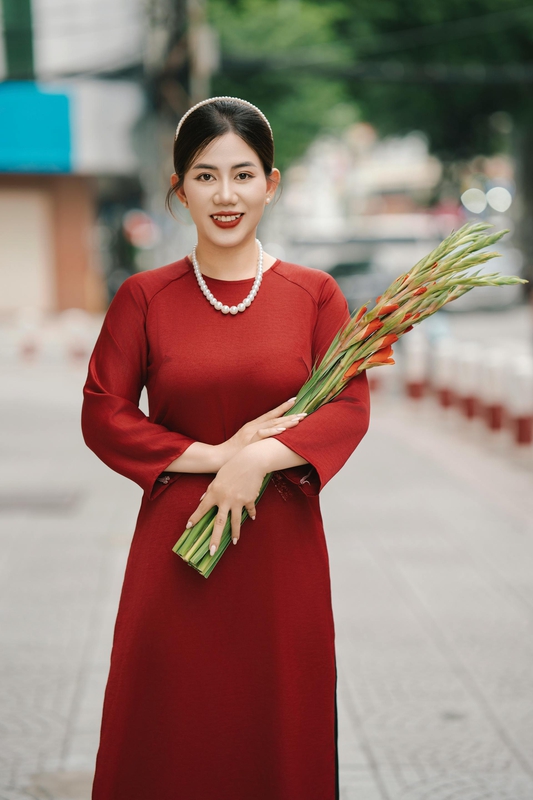 Nữ, cô gái, áo dài, Tết, girl, women, ao dai- nguyen kha 3