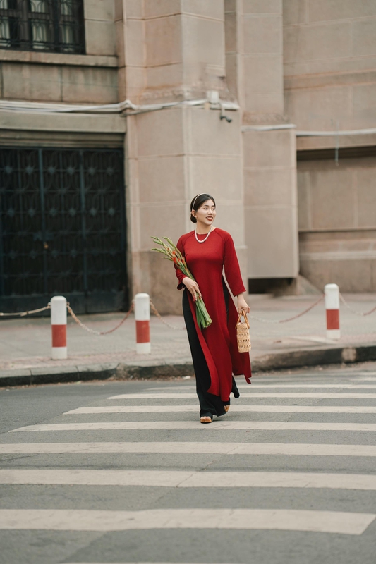 Nữ, cô gái, áo dài, Tết, girl, women, ao dai- nguyen kha