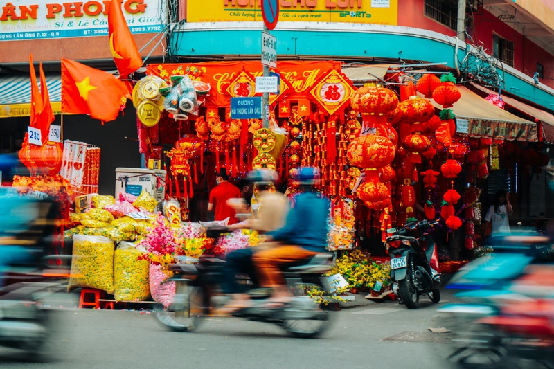 Trang trí, Tết, Tết Nguyên Đán, mua sắm, chợ tết, đèn lồng, câu chúc, decorations, Tet, Lunar New Year, shopping, Tet market, lanterns- SeaDragon VietNam 4