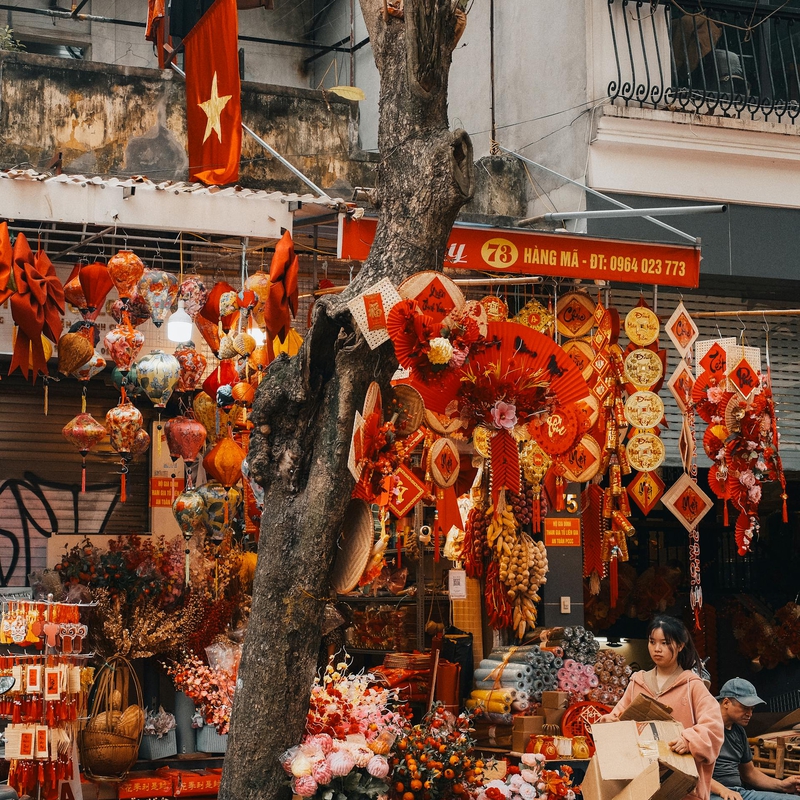 Trang trí, Tết, Tết Nguyên Đán, mua sắm, chợ tết, đèn lồng, câu chúc, decorations, Tet, Lunar New Year, shopping, Tet market, lanterns- HONG SON 19
