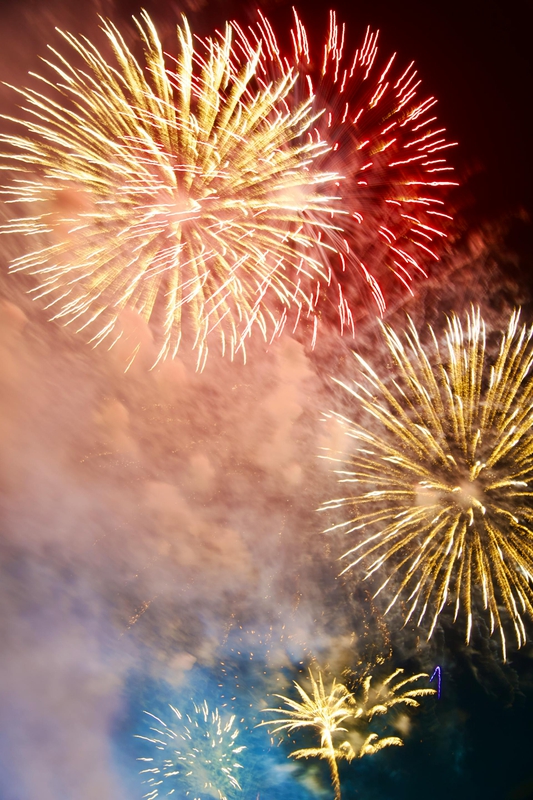 Pháo hoa, pháo, ánh sáng, lấp lánh, fireworks, lights, glittering - Tuan Vy