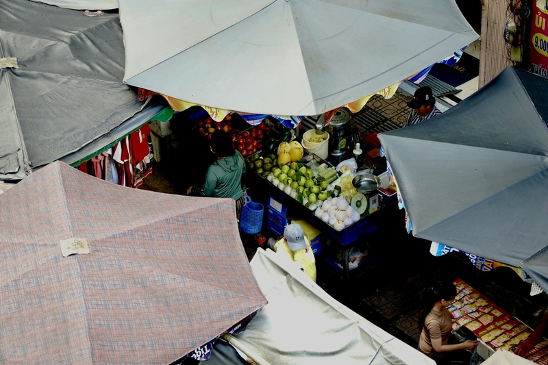 Hàng romg, chợ, street vendors, markets - Tuan Vy