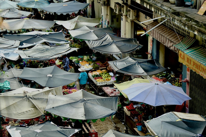 Hàng romg, chợ, street vendors, markets - Tuan Vy