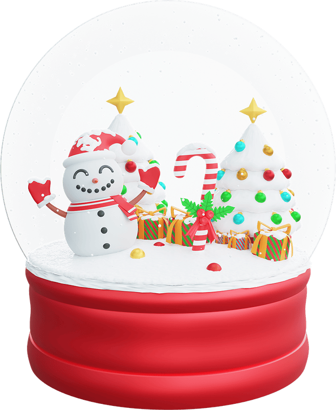 Quả cầu tuyết, cầu tuyết, quả cầu, giáng sinh, xmas, christmas, 3D 1
