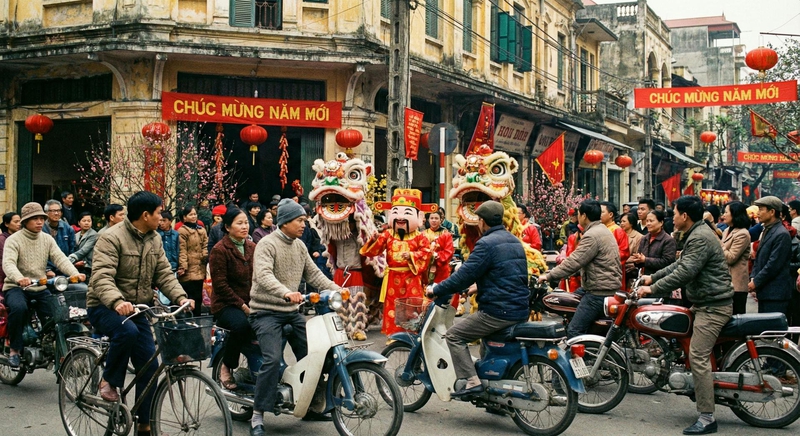 Tết, Tết Nguyên Đán, mua sắm, chợ tết, lân, decorations, Tet, Lunar New Year, shopping, Tet market, lanterns- Simon Duc Nguyen