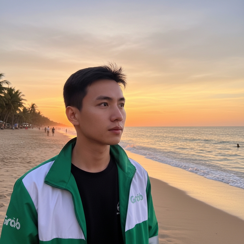 Một chàng trai việt nam, 20  tuổi, có đôi mắt đẹp, sóng mũi cao,...