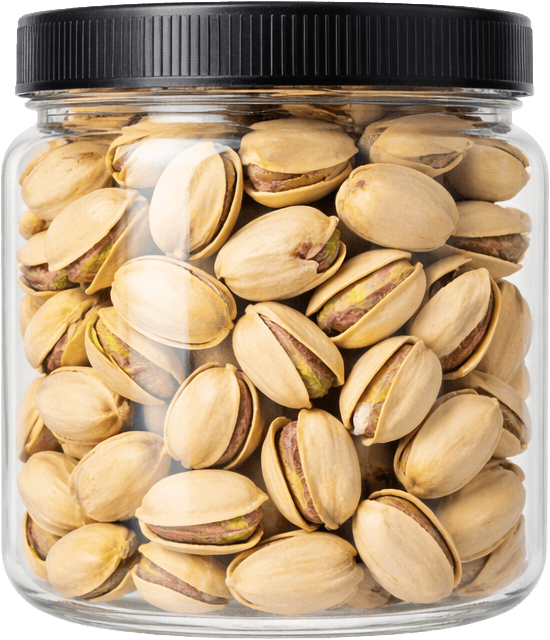 Hạt dẻ cười, hũ thủy tinh, nắp đen, hạt, thực phẩm, ăn vặt, dinh dưỡng, pistachios, glass jar, black lid, nuts, food, snack, nutrition