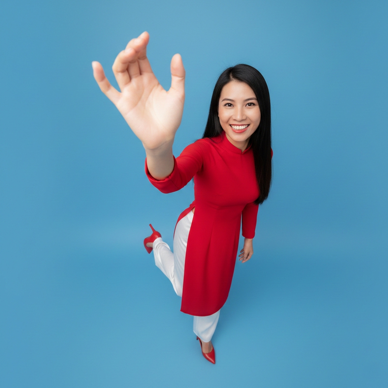 Cô gái, mẫu ảnh, áo dài, tết, tạo dáng, vui vẻ, girl, model, ao dai, tet, posing, cheerful 12