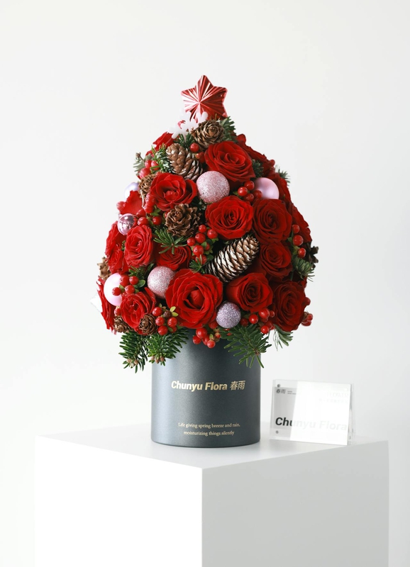 Bình hoa, hoa hồng, bình trang trí, giáng sinh, vase, roses, decorative vase, christmas - Andy Lee 1