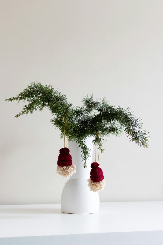 Bình hoa, bình giáng sinh, trang trí, cành thông, Vase, christmas vase, decoration, pine branch - Beyza Efe