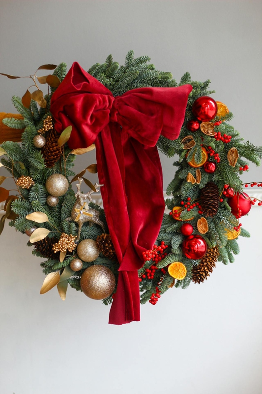 Vòng hoa lễ giáng sinh, vòng treo cửa, giáng sinh, trang trí, christmas wreath, door hanger, christmas, decoration - oana Motoc