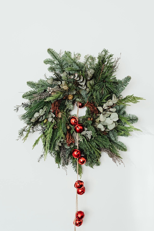 Vòng hoa lễ giáng sinh, vòng treo cửa, giáng sinh, trang trí, christmas wreath, door hanger, christmas, decoration - Karola G