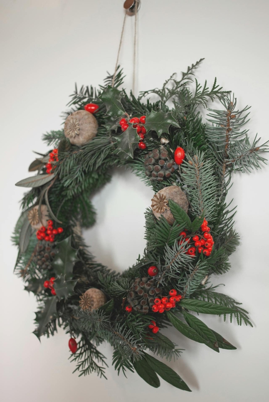 Vòng hoa lễ giáng sinh, vòng treo cửa, giáng sinh, trang trí, christmas wreath, door hanger, christmas, decoration - Milada Vigerova