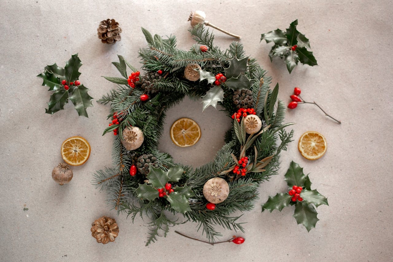 Vòng hoa lễ giáng sinh, vòng treo cửa, giáng sinh, trang trí, christmas wreath, door hanger, christmas, decoration - Milada Vigerova