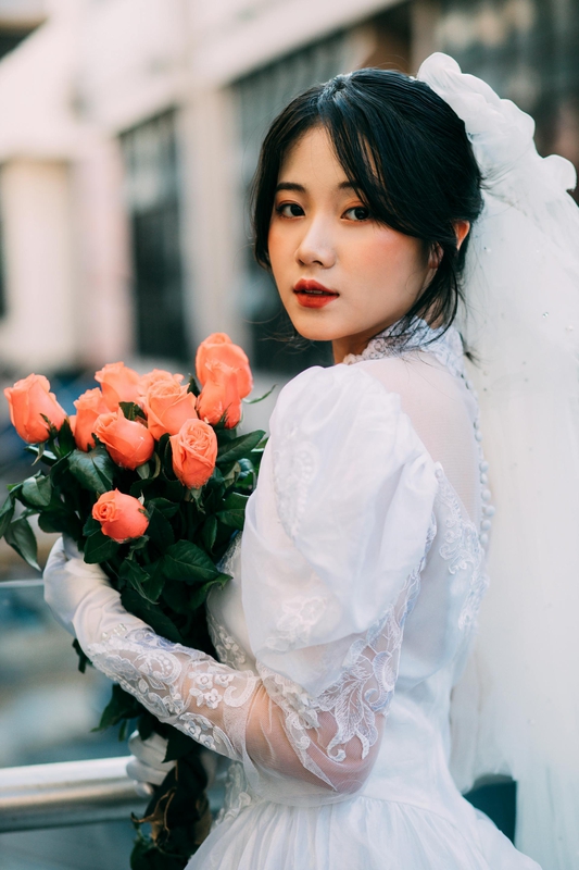 Con gái, girl, váy cưới, cô dâu, wedding - chungtothichchupanh 4