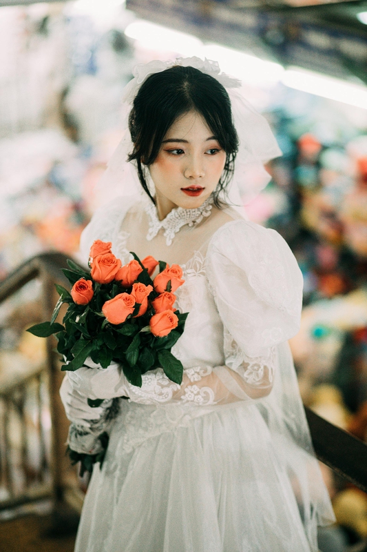 Con gái, girl, váy cưới, cô dâu, wedding - chungtothichchupanh