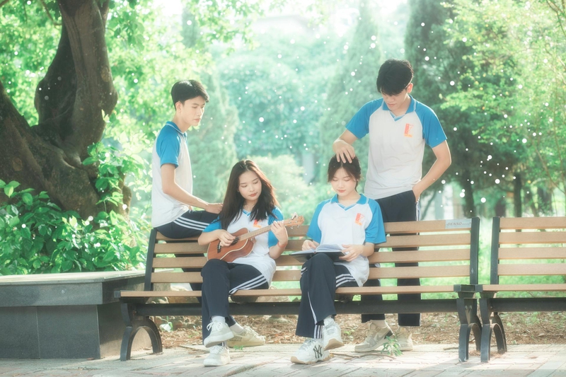 Học sinh, bạn bè, student, tình bạn, cặp đôi, couple - chungtothichchupanh 26