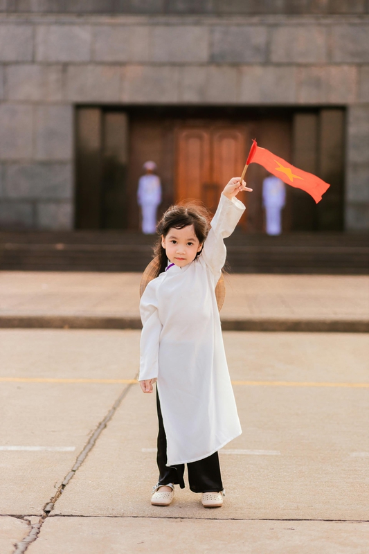 Trẻ em, em bé, kid, áo dài, trang phục truyền thống - chungtothichchupanh 16