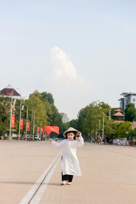 Trẻ em, em bé, kid, áo dài, trang phục truyền thống - chungtothichchupanh 10