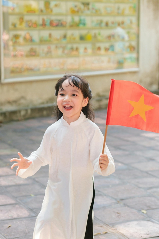 Trẻ em, em bé, kid, áo dài, trang phục truyền thống - chungtothichchupanh 8