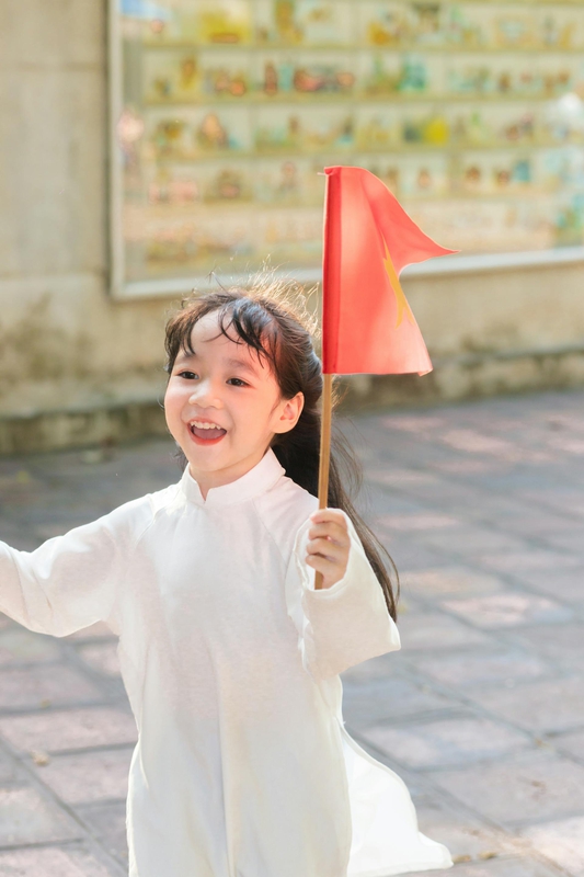 Trẻ em, em bé, kid, áo dài, trang phục truyền thống - chungtothichchupanh 6
