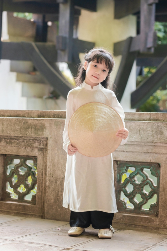 Trẻ em, em bé, kid, áo dài, trang phục truyền thống - chungtothichchupanh 5