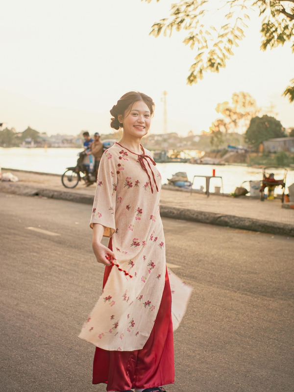 Áo dài, áo dài Việt Nam, áo dài cách tân, con gái, girl, truyền thống, tết, xuân, spring, Việt Nam - Long Hoang 1