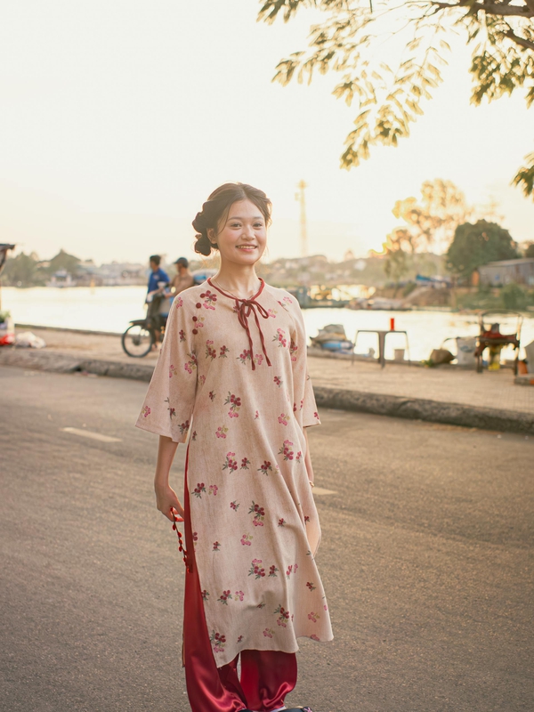 Áo dài, áo dài Việt Nam, áo dài cách tân, con gái, girl, truyền thống, tết, xuân, spring, Việt Nam - Long Hoang 2