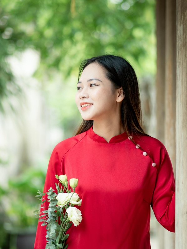 Con gái, girl, áo dài, áo dài truyền thống, Việt Nam -  HUYỀN TRANG HÀ 8