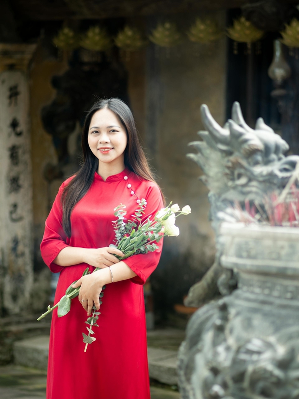 Con gái, girl, áo dài, áo dài truyền thống, Việt Nam -  HUYỀN TRANG HÀ