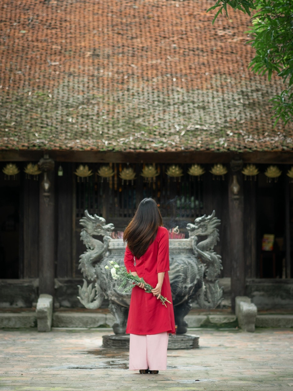 Con gái, girl, áo dài, áo dài truyền thống, Việt Nam -  HUYỀN TRANG HÀ 2