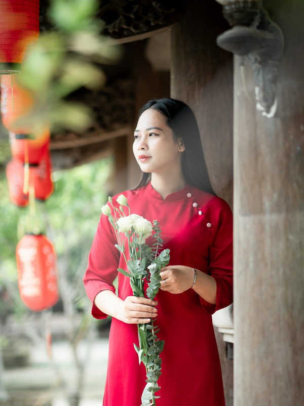 Con gái, girl, áo dài, áo dài truyền thống, Việt Nam -  HUYỀN TRANG HÀ 29