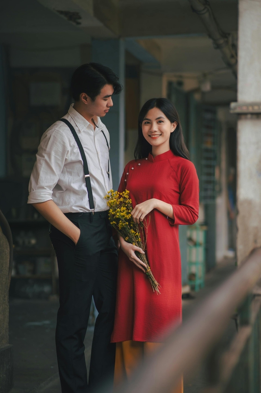 Cặp đôi, áo dài, Tết -  Huy Nguyen 11