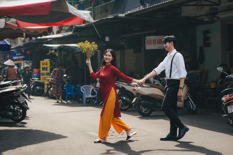 Cặp đôi, áo dài, Tết -  Huy Nguyen 7