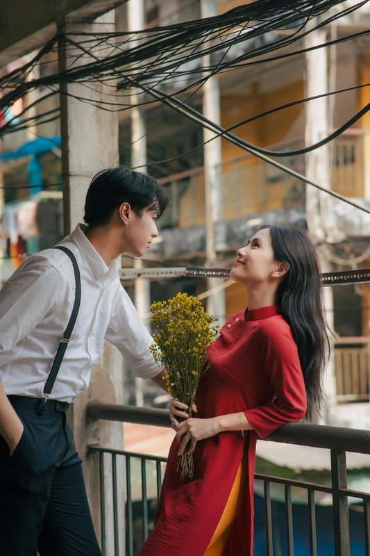 Cặp đôi, áo dài, Tết -  Huy Nguyen 3