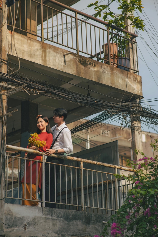Cặp đôi, áo dài, Tết -  Huy Nguyen 1