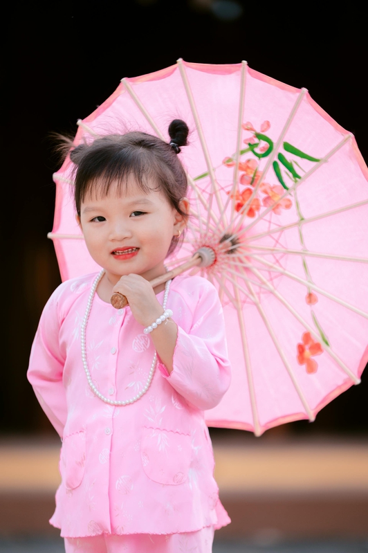 Áo bà ba, trẻ em, kids, kid, girl, truyền thống, tết, xuân, spring, Việt Nam - MINH VO 8