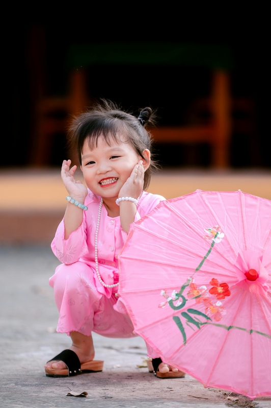 Áo bà ba, trẻ em, kids, kid, girl, truyền thống, tết, xuân, spring, Việt Nam - MINH VO 6